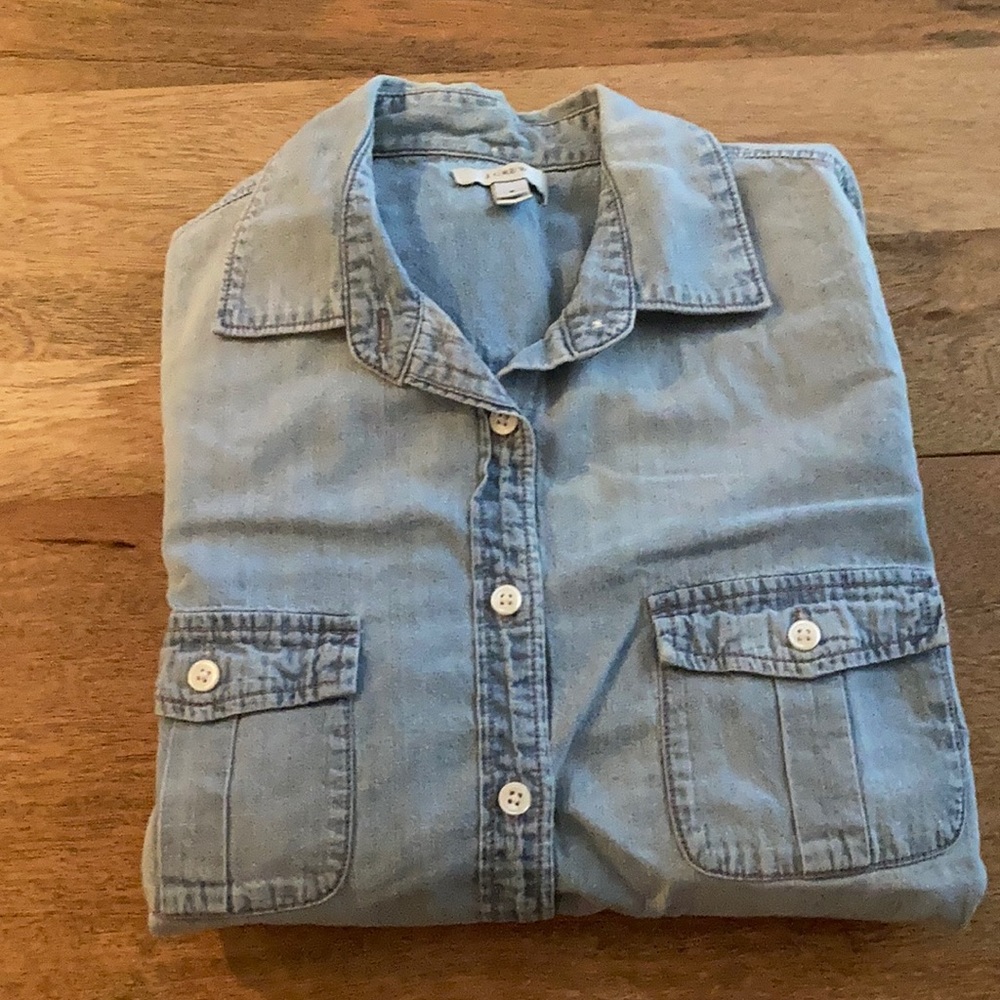 J.Crew Denim Button-down - size 8